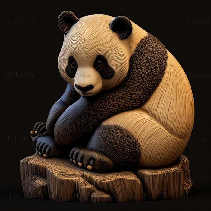 3D model Mei Xiang famous animal (STL)